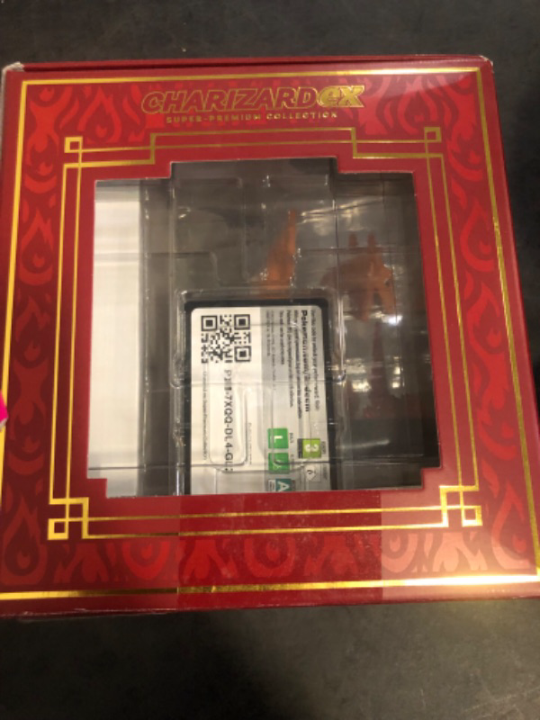 Photo 1 of Pokémon TCG: Charizard ex Super-Premium Collection (3 Foil Promo Cards, 1 Card-Display Figure & 10 Booster Packs)