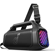 Photo 1 of Soundcore Boom 2 Plus By Anker, Outdoor Speaker, 140W, 2+2 Channel, BassUp 2.0, 20H Playtime, Fast Charge, IPX7 Waterproof, RGB Lights, Power Bank, Bluetooth 5.3, Portable for Outdoors, Camping, Beach