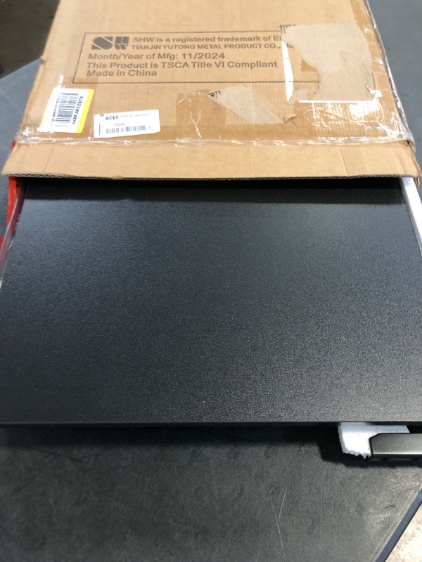 Photo 1 of SHW Mission 32-Inch Home Office Computer Desk, Black
