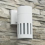 Photo 1 of Outdoor Wall Lantern, Exterior Lighting Fixture - ETL Listed, Aluminum Waterproof Wall Mount Cylinder Design - Up/Down Light Fixture for Porch, Backyard or Patio