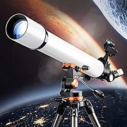 Photo 1 of Refractor Telescopes 700/70Mm Telescope for Beginners Adult Professional Astronomy Travel Telescope with Tripod+Finder Scope+Travel Backpack+2 Eyepieces+3X Barlow Lens
