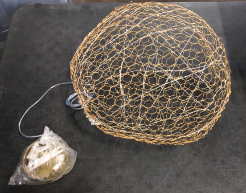 Photo 1 of Artisanal Enclave Fairy LED Ceiling Lamp - Handcrafted Warm Light, Premium Irregular Globe, Exclusive for Refined Interiors, Stylish Homes and Upscale Restaurants