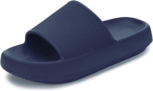 Photo 1 of Size 46-47(US Size 12-13) BRONAX Pillow Slippers for Women and Men | House Slides Shower Sandals | Cushioned Thick Sole
