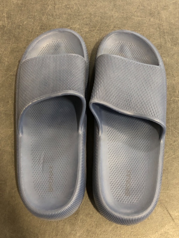 Photo 1 of Size 46-47(US Size 12-13) BRONAX Pillow Slippers for Women and Men | House Slides Shower Sandals | Cushioned Thick Sole
