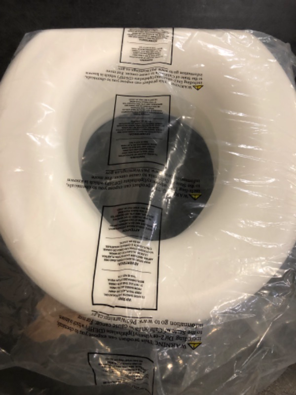 Photo 1 of 770-610 4 Inch Portable Raised Toilet Seat Riser, Elevated Toilet Seat for Seniors