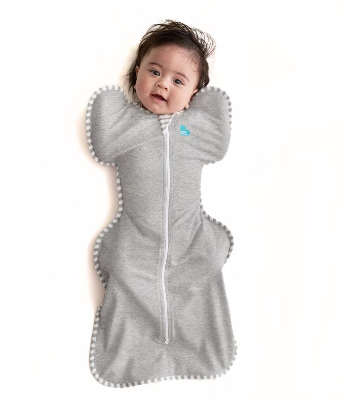 Photo 1 of Newborn Size Love to Dream Swaddle UP, Baby Sleep Sack, Self-Soothing Swaddles for Newborns, Improves Sleep, Snug Fit Helps Calm Startle Reflex, New Born Essentials for Baby, Small 8-13lbs, Gray
