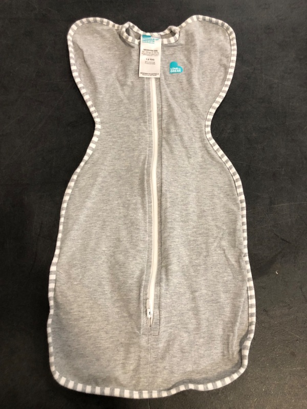 Photo 1 of Newborn Size Love to Dream Swaddle UP, Baby Sleep Sack, Self-Soothing Swaddles for Newborns, Improves Sleep, Snug Fit Helps Calm Startle Reflex, New Born Essentials for Baby, Small 8-13lbs, Gray