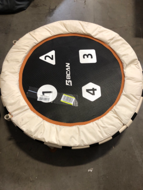 Photo 1 of Missing Bar * BCAN 36'' Toddler Trampoline, ASTM Certified-Foldable Mini Trampolines for Kids Ages 1-6, Adjustable Handle, Safety Pad & Foldable Legs, Baby Trampoline Indoor/Garden, Gift for Boy and Girl