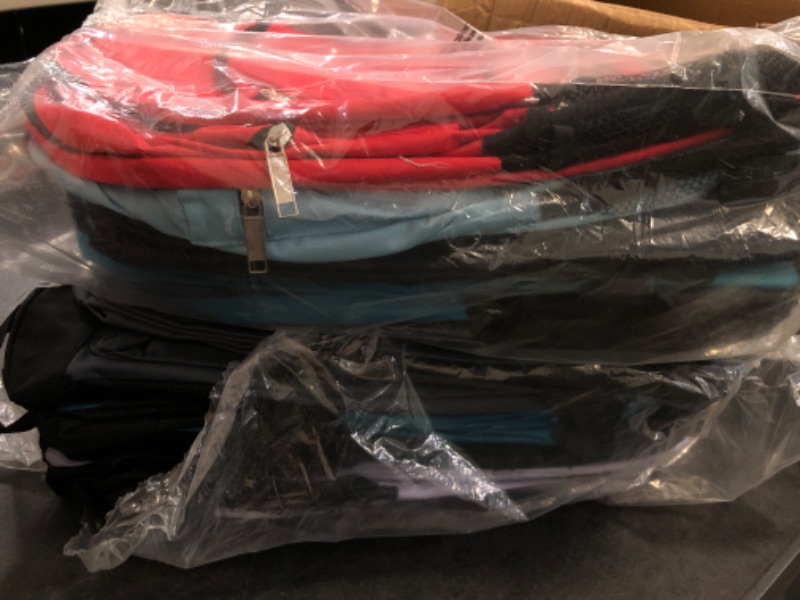 Photo 1 of 19" Deluxe Wholesale Backpack in 6 Assorted Colors - Bulk Case of 24 Backpacks