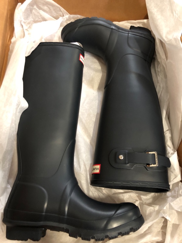 Photo 1 of Size 6 Hunter Women's Original Tall Rain Boots,Navy (Matte)
