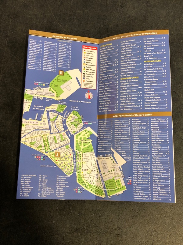 Photo 1 of StreetSmart Venice Map by VanDam – Laminated, pocket sized City folding street and Vaporetto map to Venice, Italy with all attractions, museums, ... (English, Italian and German Edition)
