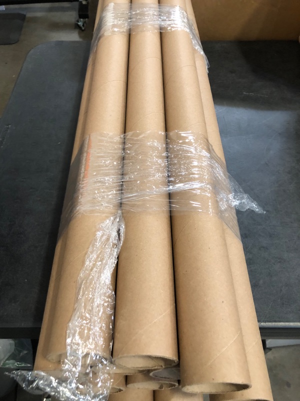 Photo 1 of MagicWater Supply Mailing Tube - 2 in x 30 in - Kraft - 12 Pack - for Shipping and Storage of Posters, Arts, Crafts, and Documents
