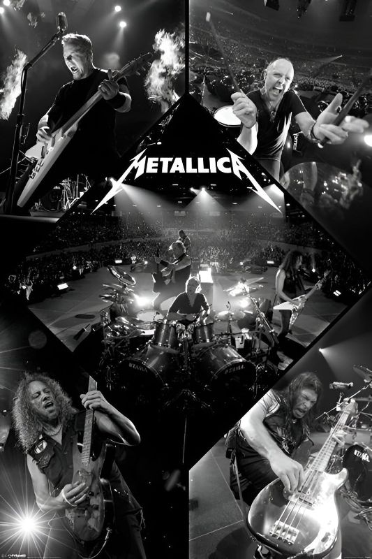 Photo 1 of Metallica - Live Art Poster - 24 x 36 Inch - Decorative Print - Poster Paper - Ready to Frame
