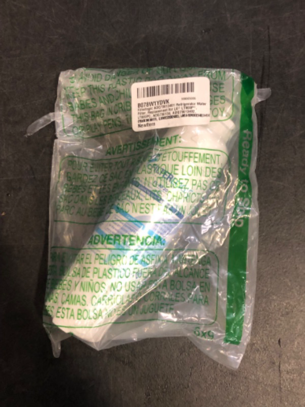 Photo 1 of Filterlogic ADQ73613401 Refrigerator Water Filter, Replacement for LG® LT800P®, LT800PC, ADQ736134, ADQ73613402, LSXS26326S, LSXS26366S, LMXS30776S, LSXS26366D, LMXC23746S, 46-9490, 469490, Pack of 2