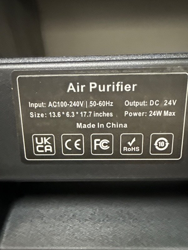 Photo 1 of Air Purifiers for Home Pets Covers Up to 1500 Sq Ft,H13 Hepa Filter with Washable Pre-Filter,Pet Hair Dander Smoke Air Cleaner,22 dB Quiet Sleep for Living Room Bedroom Kitchen,P280 (Black)