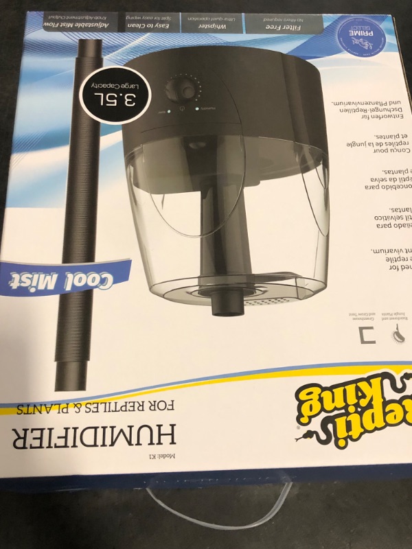 Photo 1 of Reptile Fogger, Terrarium Humidifier, Plant Humidifier, Fog Machine Mister for Reptiles and Plants Vivarium, 3.5L Large Capacity, Ideal for Reptiles/Amphibians/Grow Room/Grow Tent Humidifiers