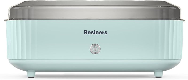 Photo 1 of Resiners Resin Curing Machine with Larger Tray for Resin Starter, Cure Air, Auto Curing 2H Resin Supplies, Resin Dryer Curing Station for Epoxy Resin Molds Art Craft Casting, Mint Green (Patented)