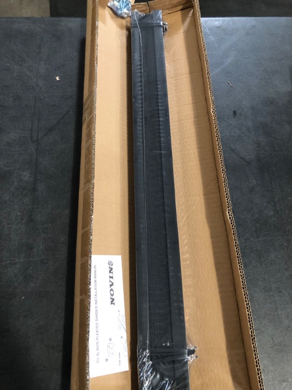 Photo 1 of NOVINO RV Blinds Pleated Shades,Camper Window Blinds,RV Window Shade for Camper Travel Trailers Motorhome Motor Coach-26 W x 38" L