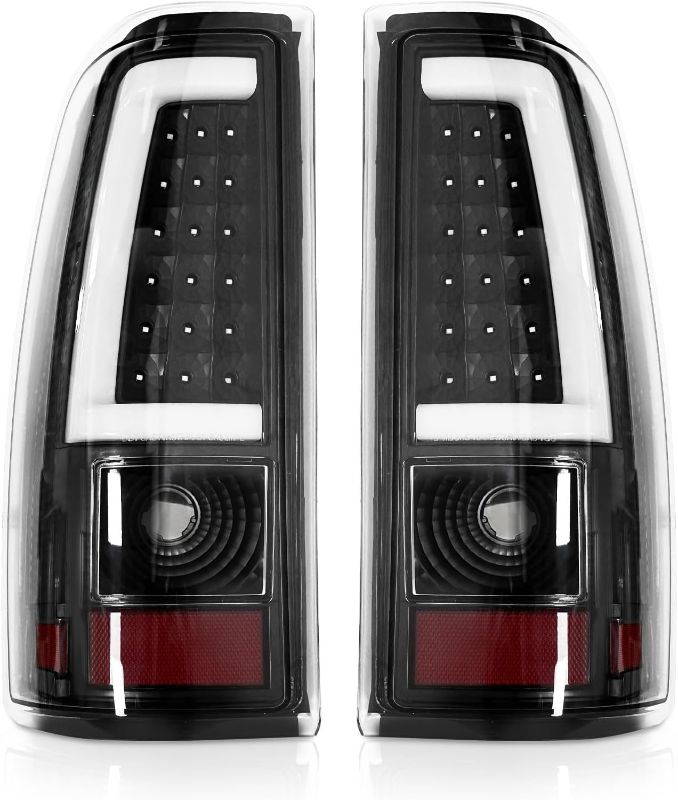 Photo 1 of Silverado Tail Lights Compatible With 2003-2006 Chevy Silverado 1500/1500HD 2500/2500HD 3500 Driver and Passenger Side OE Style Rear Brake Lamps, Bulb and Harness Included