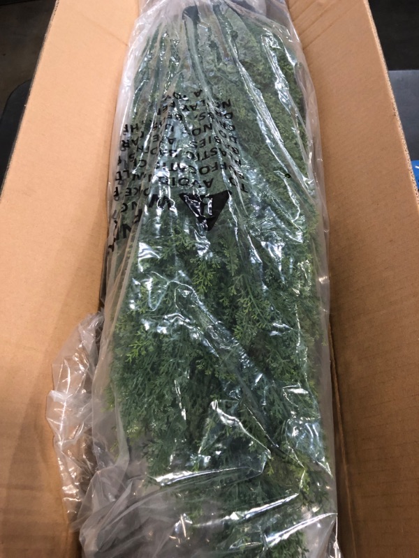 Photo 1 of Artificial Topiary Trees 3 Foot Artificial Cedar Trees UV Resistant Potted Plant Set of 2 Faux Bushes Fake Shrubs for Outdoor Indoor Front Porch Garden