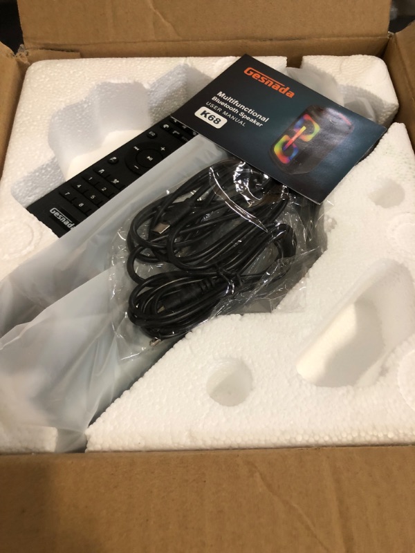 Photo 1 of Karaoke Machine for Adults, Bluetooth Speaker with 2 Wireless Microphones, Portable PA System with Dicso Lights for Big Pary, Stage Subwoofers, Outdoor, Ideal Gifts for Family, Music Lover