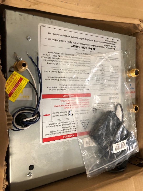 Photo 1 of FOGATTI RV Tankless Water Heater, InstaShower 7, 3 Optional Door Sizes 15"x15", 15"x18" and 18"x18" for Refitment, DC 12V, Optimized Summer Comfort Performance, Ideal for RVers' Family Use