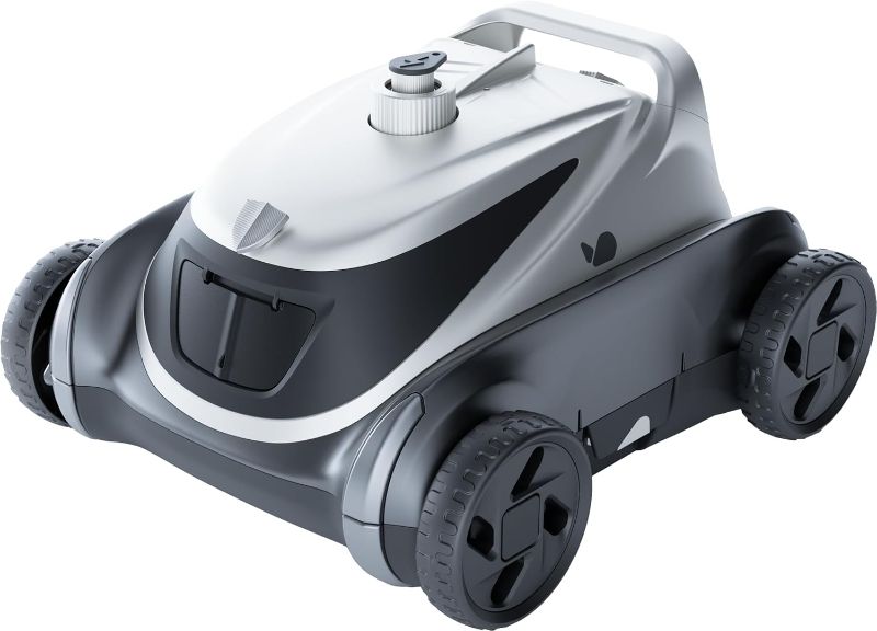 Photo 1 of Bubot 500P Cordless Robotic Pool Cleaner, Pool Vacuum with Ultra-Strong Bluehole Suction, Dual Motors, DirtLock 2.0, Self-Parking, 140-Min Runtime for Above-Ground Flat Pools up to 1,076 Sq.Ft