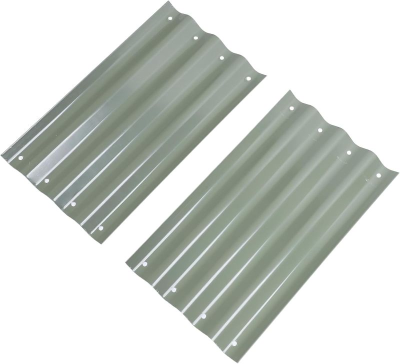 Photo 1 of Raised Garden Bed Kit, 304 Stainless Steel Rubber Oval Large Patio Ground Planter Box DIY Raised Planter Bed Set For Home, School, Farm, Garden, Hotel, Villa, Courtyard