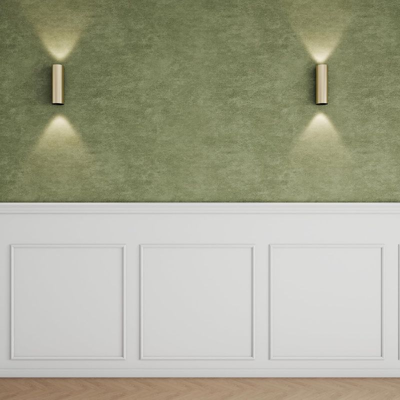 Photo 1 of 3 Set Accent Wall Molding Kit Premade Wainscoting Panels Wall Molding Peel and Stick Panel White Pre Cut Trim for Walls Picture Frame Molding for Home Decoration