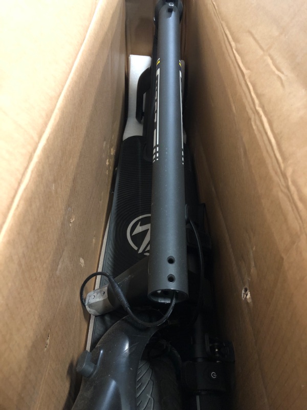 Photo 1 of Electric Scooter ZD01, 500W Peak Motor & 19 MPH Electric Scooter Adults, 12-15 Mi Range Electric Kick Scooters, 8.5" Solid Tires, E-Lock & E-Horn, Lightweight Foldable Escooter for Commuter