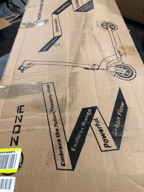 Photo 1 of Electric Scooter ZD01, 500W Peak Motor & 19 MPH Electric Scooter Adults, 12-15 Mi Range Electric Kick Scooters, 8.5" Solid Tires, E-Lock & E-Horn, Lightweight Foldable Escooter for Commuter
