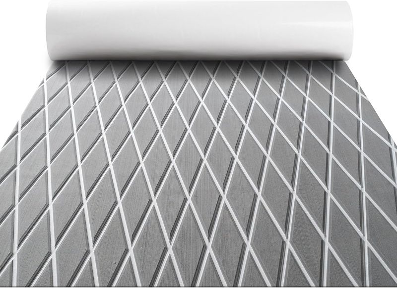 Photo 1 of Fullfire Boat Flooring - EVA Foam Boat Decking - Marine Mat Self-Adhesive Flooring Sheet Marine Carpet for Motorboat Yacht Kayak RV