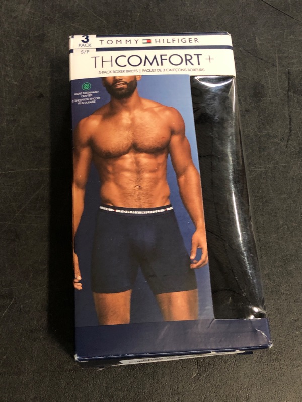 Photo 1 of Size S Tommy Hilfiger Men's Comfort Plus 3-Pack Boxer Brief