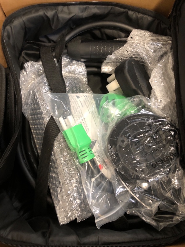Photo 1 of Tera 2025 New EV Charger for Tesla 40A 2.8" Largest Display ETL FCC Most Compact 25FT NACS Level 2 NEMA 14-50 Plug & NEMA 5-15 for Level 1 Waterproof IP66 Portable EVSE for Tesla Model Y/3/S/X P06