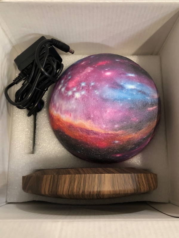 Photo 1 of GROPINFLY Levitating Moon Lamp, 18 Colors Galaxy Lamp with Touch Remote Control, Floating and Spinning in Air Freely, for Room Office Decor Creative Gift