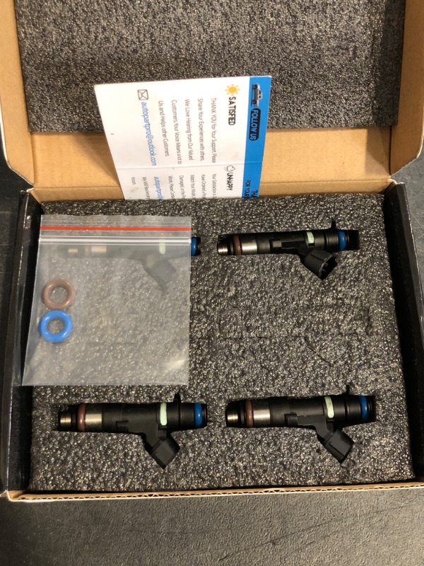Photo 1 of YZHIDIANF 0280158130 2.5L L4 For:-Nissan Fuel Injectors Fits for Altima 2007-2013, Rogue 2008-2015, Sentra 2007-2012, FJ1020, 16600JA000, 16600JA00B (4 Pcs)