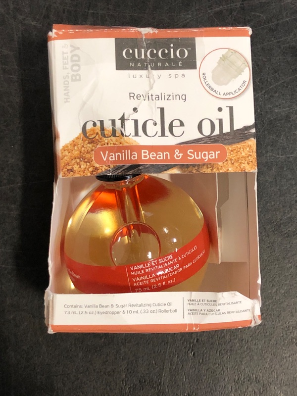 Photo 1 of Cuccio Naturale Cuticle Revitalizing Oil Set - Hydrating Oils for Instant Cuticle Repair for Dry, Damaged Skin and Nails - Paraben and Cruelty-Free Formula - Vanilla Bean and Sugar Fragrance - 2 pc