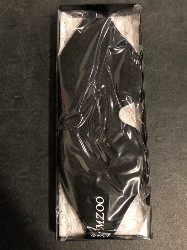 Photo 1 of MZOO Sleep Eye Mask for Side Sleeper Men Women, Zero Eye Pressure 3D Sleeping Mask, Light Blocking Patented Design Night Blindfold, Soft Eye Shade Cover for Travel, Black
