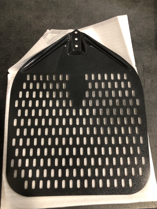 Photo 1 of Senwosa Non-stick Pizza Peel 12 inch – Excellent Slide-Off & Easy Cleanup – Perforated Metal Base with Safe Ceramic Coating