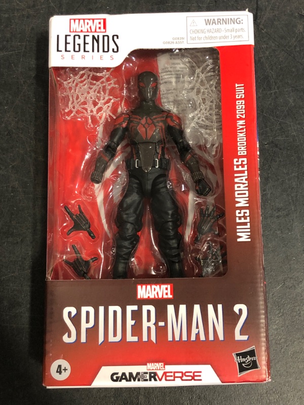 Photo 1 of Marvel Legends Series Gamerverse Miles Morales Brooklyn 2099 Suit, Spider-Man 2 Video Game -Inspired Collectible 6 Inch Action Figure