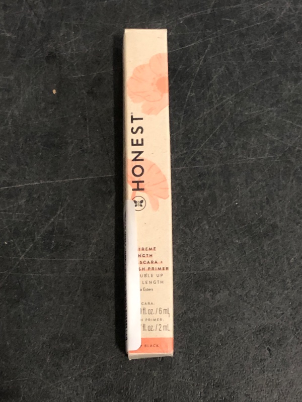 Photo 1 of Honest Beauty 2-in-1 Extreme Length Clean Mascara + Lash Primer | Lengthening + Volumizing | Cruelty Free + Safe for Sensitive Eyes | Black, .27 fl oz