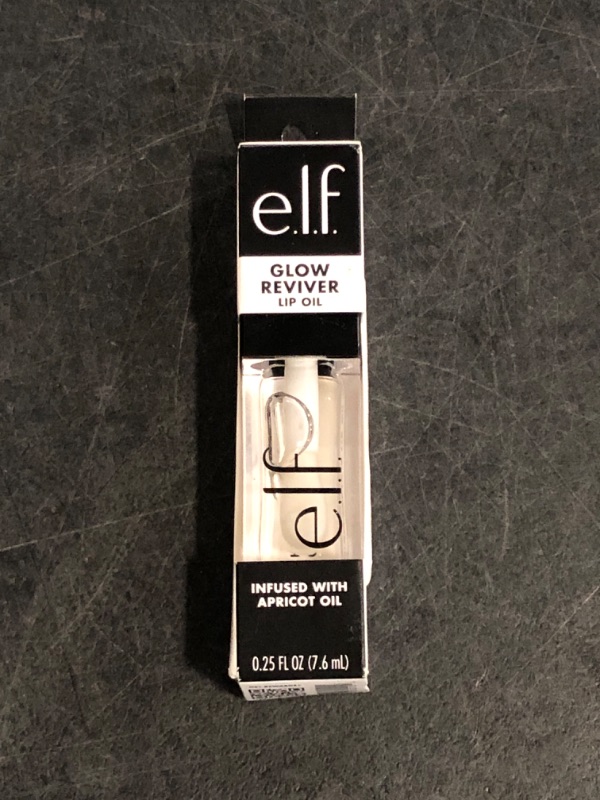 Photo 1 of e.l.f. Glow Reviver Lip Oil, Nourishing Tinted Lip Oil For A High-shine Finish, Infused With Jojoba Oil, Vegan & Cruelty-free, Crystal Clear