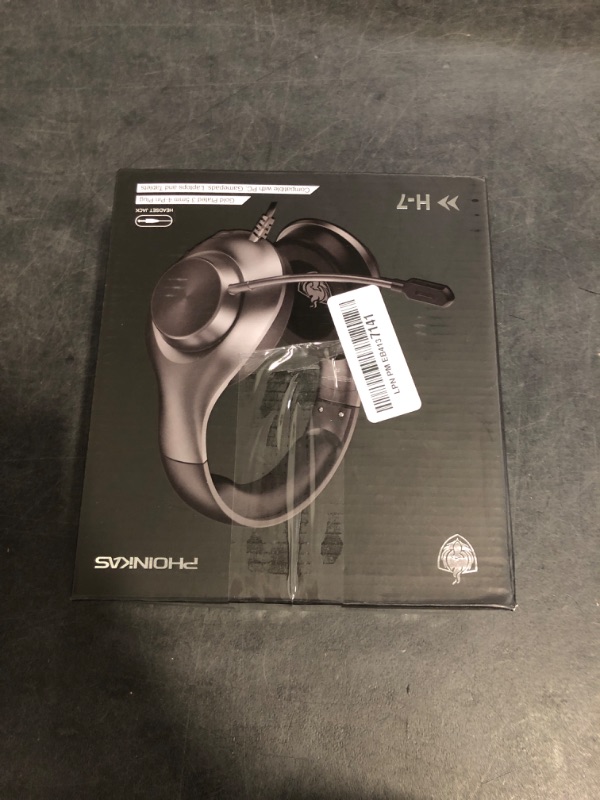 Photo 1 of Gaming Headset for PS5 PS4 PC, Wired Headsets with 7.1 Surround Sound, H-7 Gaming Over Ear Headphones with Noise Cancelling Flexible Mic Memory Earmuffs, for PC/PS5/PS4/XboxSeries X/S/Switch?Black?