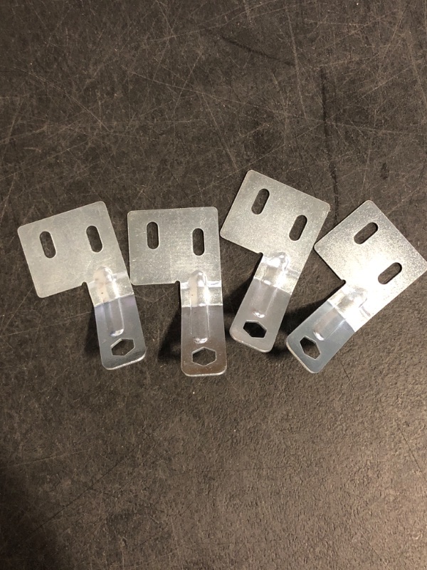 Photo 1 of uxcell Bifold Door Hardware, 4-Pack Bi-Fold Door Surface Aligner, Bifold Closet Door Hardware Repair Part Kit for Sliding Wardrobe Doors Folding Door, Silver