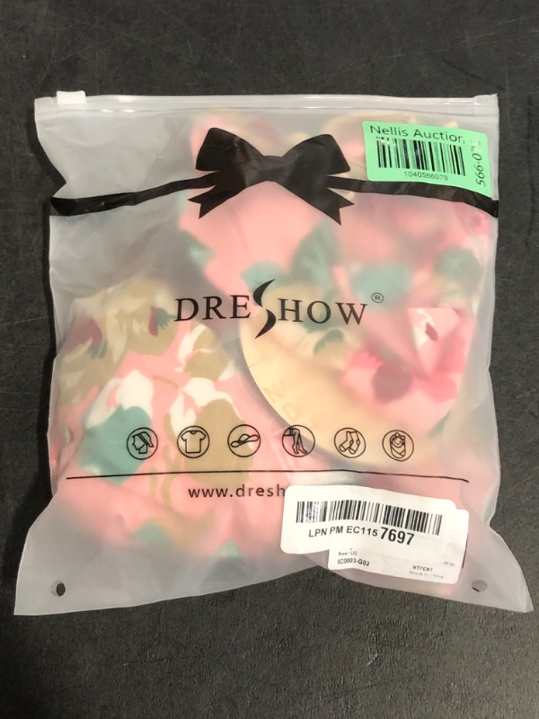 Photo 1 of DRESHOW BQUBO Baby Girl Newborn Receiving Blanket with Bow Hat Headband Wooden Birth Announcement Card Set Baby Floral Print Nursery Swaddle Wrap