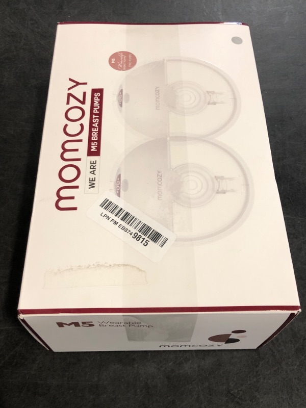 Photo 1 of Momcozy Breast Pump, Double-Sealed Flange for Comfort - 24mm, 2 Pack Ash Gray