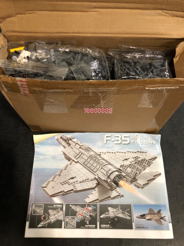 Photo 1 of beiouya F35 Fighter Jet,1355pcs 17inches Building Block Sets for Kids Ages 10+, Christmas, Birthday and Father's Day Idea Gifts for Boys & Adults(9003 Airplane Toy)