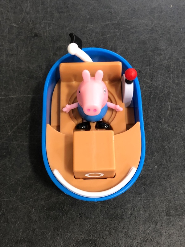 Photo 1 of Peppa Pig Peppa's Adventures Little Boat Toy Includes 3-inch George Pig Figure, Inspired by The TV Show, for Preschoolers Ages 3 and Up