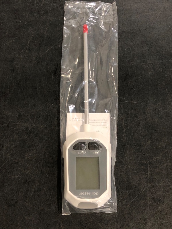 Photo 1 of 4-in-1 Soil Moisture Meter Digital Plant Temperature/Soil Moisture/PH Meter/Sunlight Intensity Backlight LCD Display Soil Test Meter for Gardening, Farming and Outdoor Plants