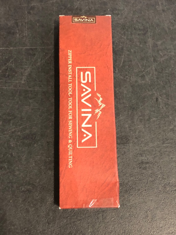 Photo 1 of Savina Zipper Jig Tool, Hardwood & Stainless Steel Zipper Installing Tool for Dresses & Pants, Works with Various Sizes, Tool for Sewing.